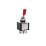 6 Pin 2 Way Toggle Switch 3A/5A AC 250V/125V DPDT On Off, 250v for DIY