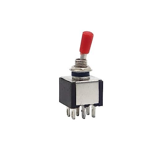 21QS8P7GiiL 6 Pin 2 Way Toggle Switch 3A/5A AC 250V/125V DPDT On Off