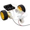 610OWwAqt2L. AC UL600 SR600600 Smart Car Robot Chassis Kit with Plastic Tire Wheel With Deceleration DC 3-6v Drive Gear Motor For BO Motor with Wheel