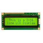 16 X 2 (1602) Yellow (Green) LCD Display