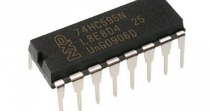 74HC595 8-bit Shift Register IC