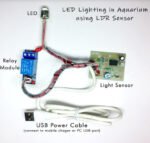 LED Lighting in Aquarium using LDR Sensor Ready DIY Experiments  Science Project Model  STEM KIT (Assembled), 100% Tested - Image 2