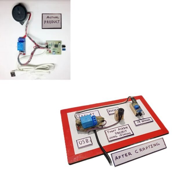 Project no. 10 1 Theft Alarm Using IR Sensor DIY Experimentsl Science STEM KIT (Assembled)