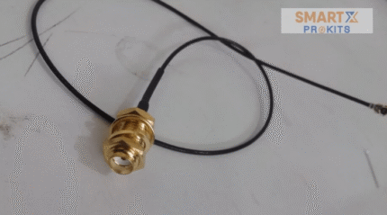 SMA Male Connector with SMA Female to UFL. iPex Pigtail Cable 1.13 15cm