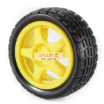 Robot Wheel Grade B for BO Motors (Yellow) 65mm