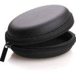 Round Zipper Pocket Headset Phone USB Cable Pouch