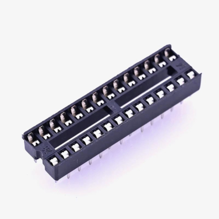28 Pin DIP IC Socket-Base-Connector for Microcontrollers and IC's - Image 1