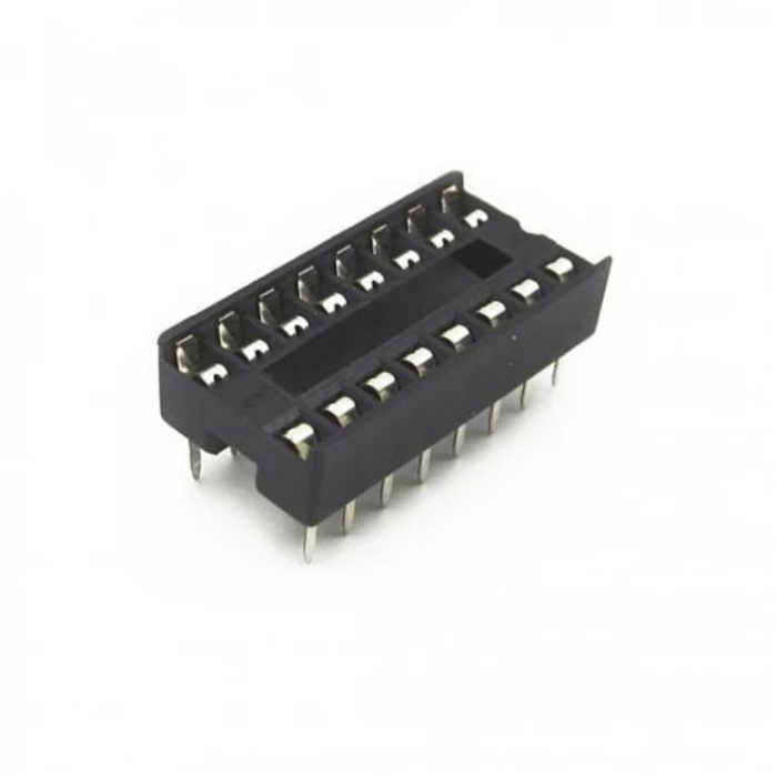 16 Pin DIP IC Socket-Base-Connector for Microcontrollers and IC's - Image 1