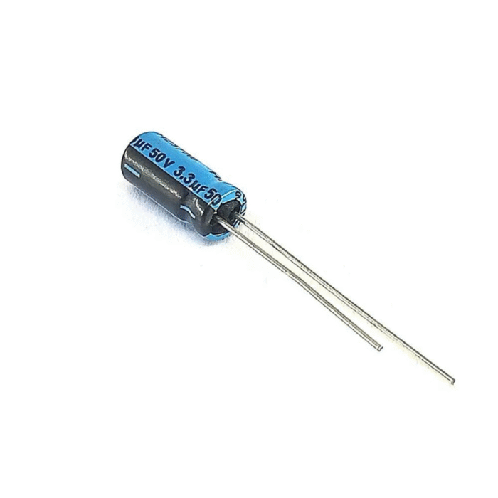 3.3uf 50V Electrolytic Capacitor - Image 1