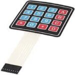 4 X 4 Matrix Membrane 16 Key Switch Keypad