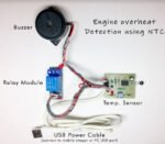 Engine Overheat detection using NTC Ready DIY Experiments  Science STEM KIT (Assembled), 100% Tested - Image 2
