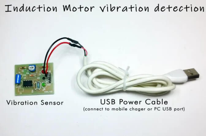 indiction motor vibration detection Induction Motor Vibration Detection DIY Experiments  Science Project Model  STEM KIT (Assembled), 100% Tested - Image 4