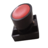 Push Button Red without Element (Plastic)