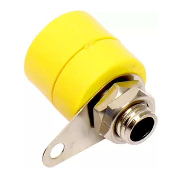 4mm Banana Socket Jack for Banana Plug Terminal Connector (Yellow )