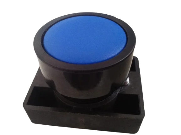 Push Button Blue without Element (Plastic)