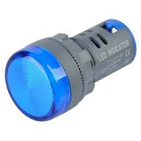 AC/DC Blue Panel Indicator 24V