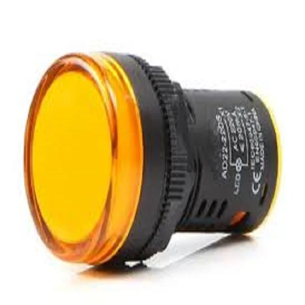 AC/DC Yellow Panel Indicator 24V