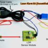 Laser Alarm kit Assembled 1 Laser Alarm DIY Experiments Science STEM KIT (Assembled)