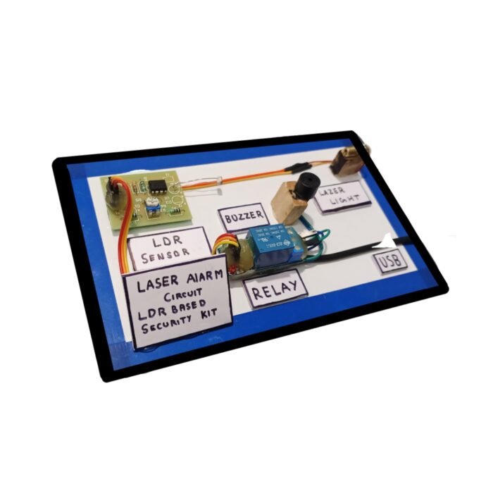 LDR & Laser Based Security System DIY STEM KIT Science Project Model (Assembled) - 100% Tested - Image 3