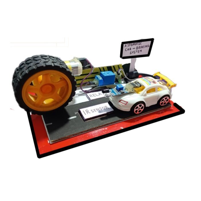 Automatic Braking system using IR sensor DIY Experiments  Science Project Model  STEM KIT (Assembled), 100% Tested - Image 3