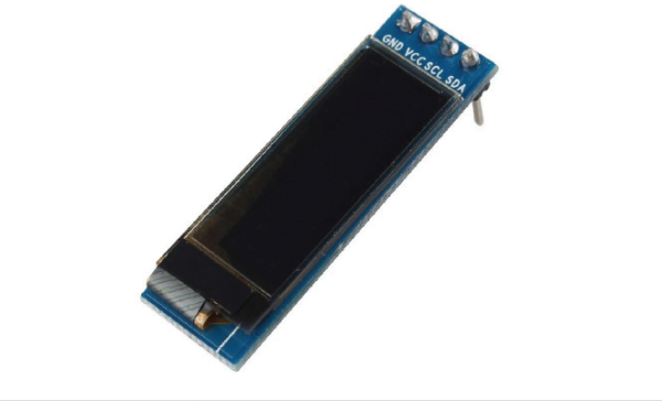 0.91 inch I2C/IIC 128x32 Serial 4-Pin OLED Display Module