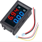 Digital Voltmeter (0-100V) and Ammeter (10 A) Dual Led Voltage Current Measurement Module