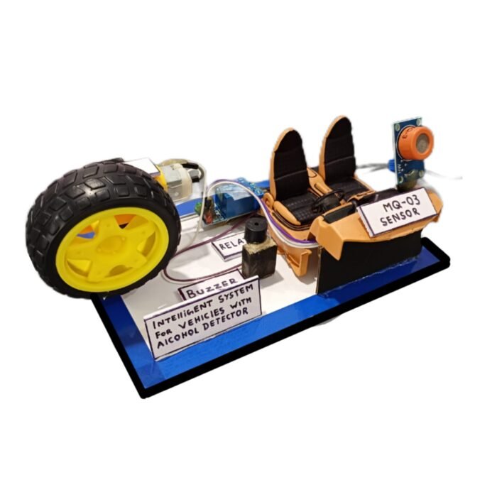 Smart Automobile Off system by alcohol Detection DIY Experiments  Science Project Model STEM KIT (Assembled), 100% Tested - Image 3