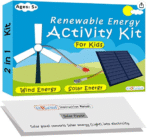 Solar Power, Wind Power - Renewable Energy Activity kit - Solar Energy Conversion, Wind Mill Making kit - Educational Learning Hobby DIY Experiment kit for Kids Boys Girls of Ages 5+ yrs - Image 3