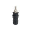 black 4mm female banana socket