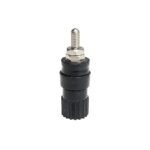 Black 4mm female banana socket  (Only Black)