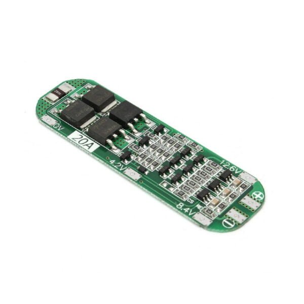 The 3 Series 20A 18650 Lithium Battery Protection Board 11.1V 12.6V with Balance for Drill Motor Lipo Cell Module comes with recovery function-AUTO Recovery and Integrated 10 low load resistance MOS tube. It provides a continuous discharge of 20A, 100mA balanced current, for electric drill/sprayer/LED lights/low power inverter.(if the cooling environment is not good, please reduce the load current use) The Scope of Nominal voltage of 3.6V, 3.7V lithium battery (including 18650,26650, a polymer lithium battery) where Charging voltage can be range between 16.8V to 18.1V The board operates smoothly with Continuous charge current of (upper limit): 20A. The balanced version is suitable for starting current below 80A, power 135W below the drill (with balance) The Board comes in a size of approx. 46 x 60 x 3.4 mm which can be easily installed in a compact size or on battery bundle itself. Features: 3S 11.1V 12.6V 20A 18650 lithium battery protection board (comes with recovery function-AUTO Recovery). Application: Nominal voltage of 3.6V, 3.7V lithium battery (including 18650.26650, a polymer lithium battery). Continuous discharge current (upper limit): 20A (if the cooling environment is not good, please reduce the load current use). Continuous charge current (upper limit): 20A. Suitable for the drills with starting current below 80A, power 135W below. Note: The Successful start of the drill requires a three 15C-20C power battery, or six 10C-15C power battery (ordinary 18650 cannot start the drill!!). Strictly according to map wiring 0V, 4.2V, 8.4V, 12.6V, 16.8V, do not deliberately short circuit. When the load of the brush motor is used, try to connect a non-polar capacitor (withstand voltage above 25V, capacity 10uF-100uF) to the motors positive and negative terminals to prevent the reverse spike from the motor. Break the MOS tube. 4 groups of batteries in series, please ensure that the voltage of each group of batteries, if not the same, please fill each battery separately and then use it in series. The Discharge test, the voltage drop faster battery that group is a poor battery. Package Includes: 1 x 3 Series 20A 18650 Lithium Battery Protection Board 11.1V 12V 12.6V