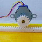 Rack and Pinion Mechanism for Stepper Motor - 023