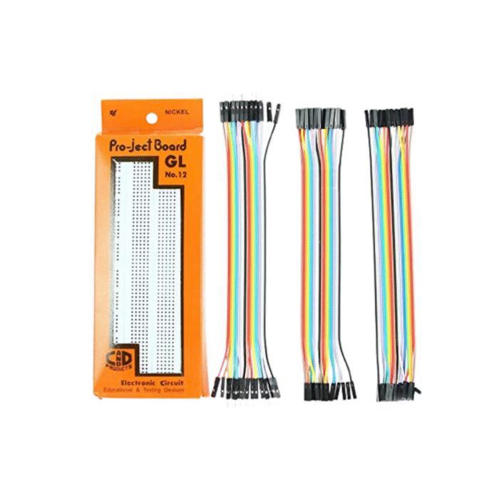 KIT-0010 Breadboard + 60 Pieces Jumper Wires Set - Image 1