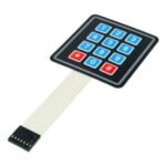 4x3 Matrix Membrane 12 Key Switch Keypad