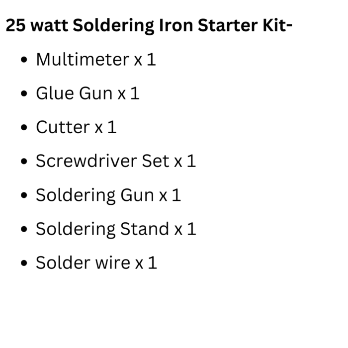25watt Soldering Iron Starter Kit With Glue Gun For DIY Craft and Electronic & Industrial Work - Image 2