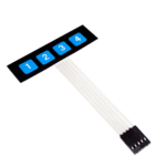 1x4 Matrix Membrane Switch Keypad