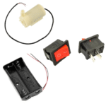 DC 3-9V Double Side Mini Water Pump,  Battery Holder, Switch, Starter Kit for DIY Electronic Projects