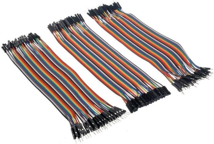 Jumper Wire Set - Male to Female (M2M), Male to Female(M2F), Female to Female(F2F )(40 pcs each) - Image 1