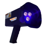 Handheld Battery-Powered NDT / Detect Oil (hydrocarbon) contamination UV GUN Lamps 3 LED 15W - Portable UV Inspection Lights  - 365nm