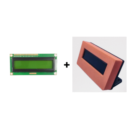 16 x 2 LCD Display + Table-Mounted Enclosure - 043