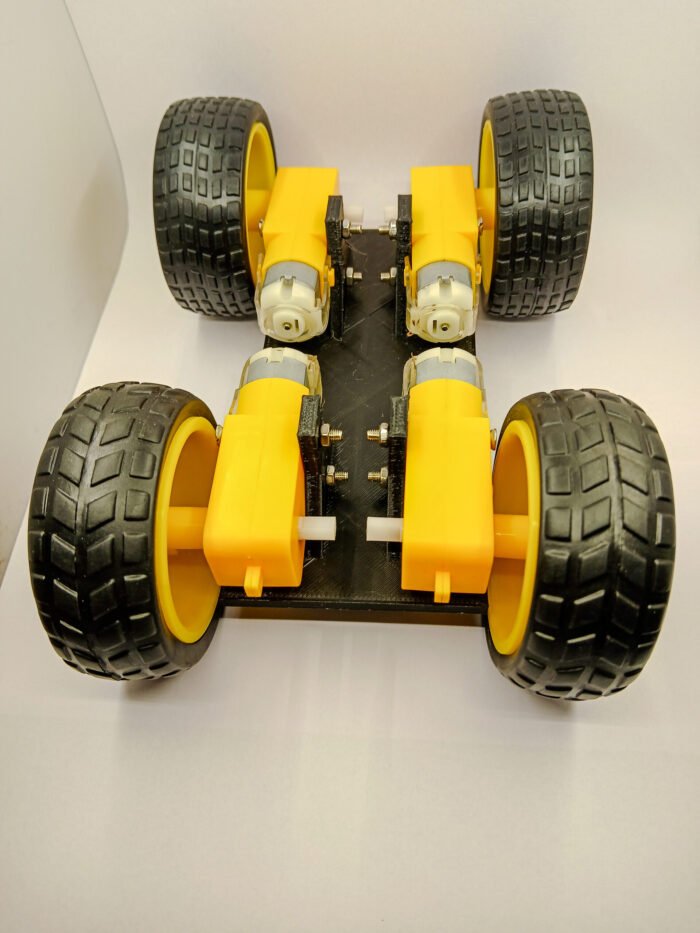 4WD Robo Chassis for BO Motor with 4 BO Motors and 4 BO Wheels - (063) - Image 4