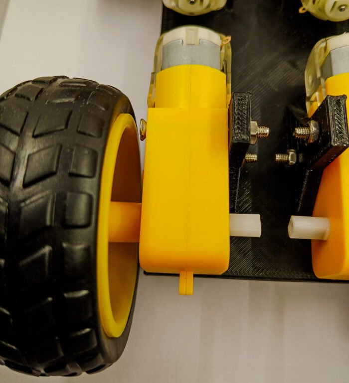 4WD Robo Chassis for BO Motor with 4 BO Motors and 4 BO Wheels - (063) - Image 5