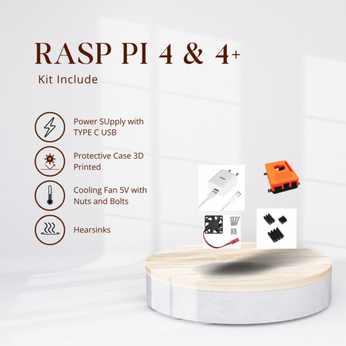 raspberry pi 4 Power supply case heatsink fan