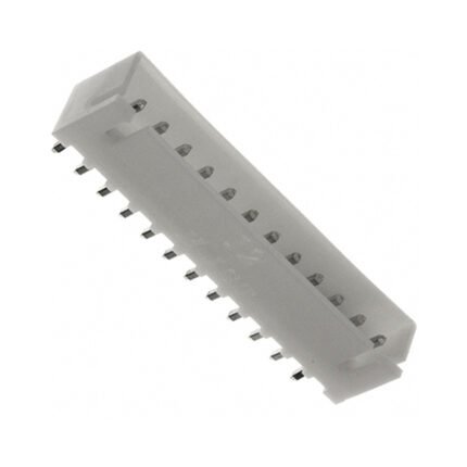 XH 2.5mm 12-Pin Wafer Male Connector – Straight DIP, Tin-Plated