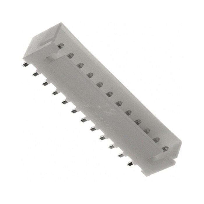 XH 2.5mm 12-Pin Wafer Male Connector – Straight DIP, Tin-Plated - Image 1