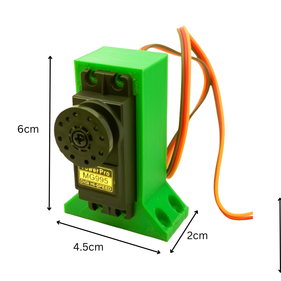 7cm (13) MG995 Servo Motor Holder For Robotics Projects(Servo motor Not Include) - 12 - Image 2