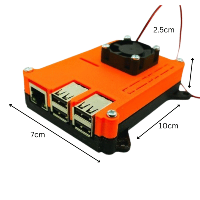 3D Printed  Raspberry Pi 3 (B/B+) wall mount Case for Automation Projects(only plastic parts included) - Image 2