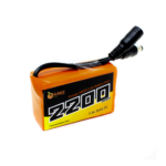 Orange ICR 18650 7.4V 2200mAh Li-Ion Battery Pack - 2S1P with BMS Protection Circuit