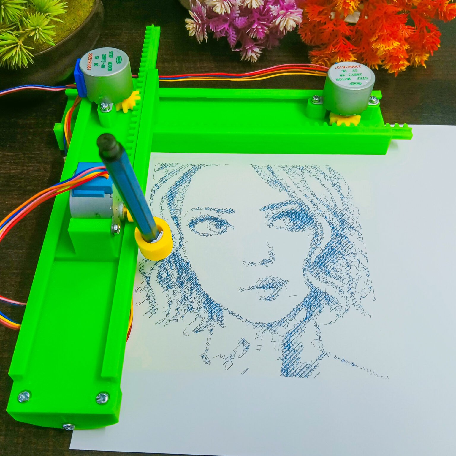 Mini CNC Plotter for DIY Projects – 3D Printed Compact Engraving ...