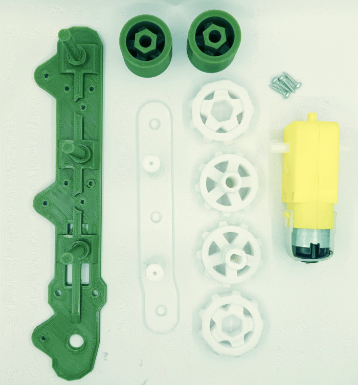BO Motor Tank Chain Wheel for DIY Projects – 3D Printed Tracks & Wheels - 054 - Image 3